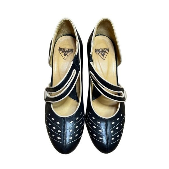 JOHN FLUEVOG Look Out ALLURE Asymmetrical Mary‎ Jane Shoes Women Size 8 - Picture 4 of 11